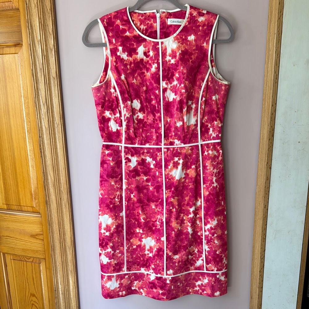 Calvin Klein Pink Floral Dress